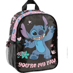 Disney Lilo & Stitch Peuterrugzak You're my Fav - 28 x 22 x 10 cm - Polyester - 28x22x10 - Zwart