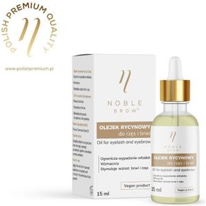 Noble - Brow Castorolie - Voeding voor Wenkbrauwen en Wimpers