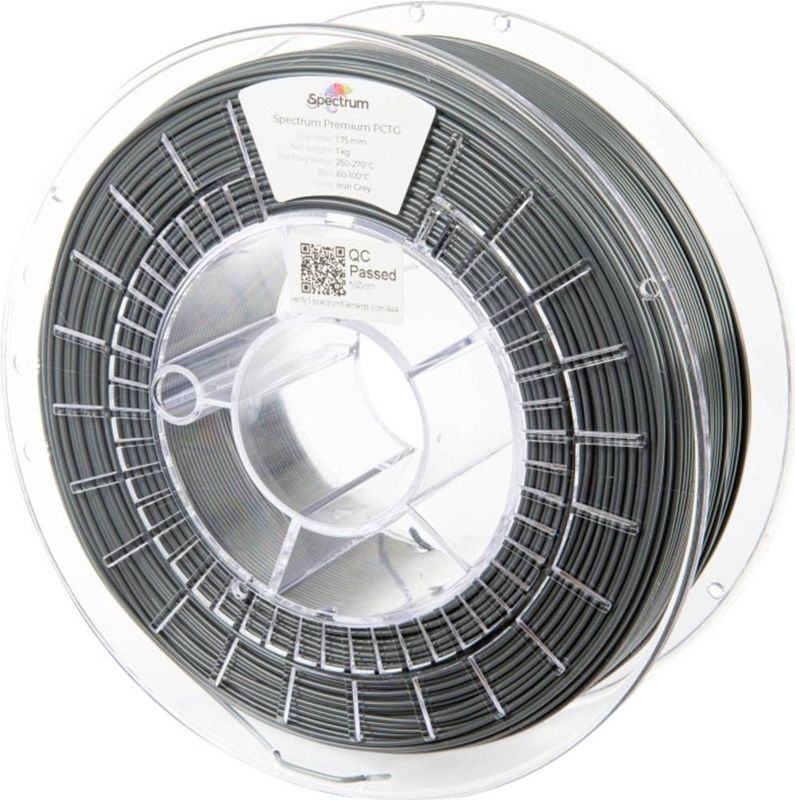 Spectrum Filaments - 80659 - Premium PCTG Filament - Grijs - 1.75 mm - 1000 g