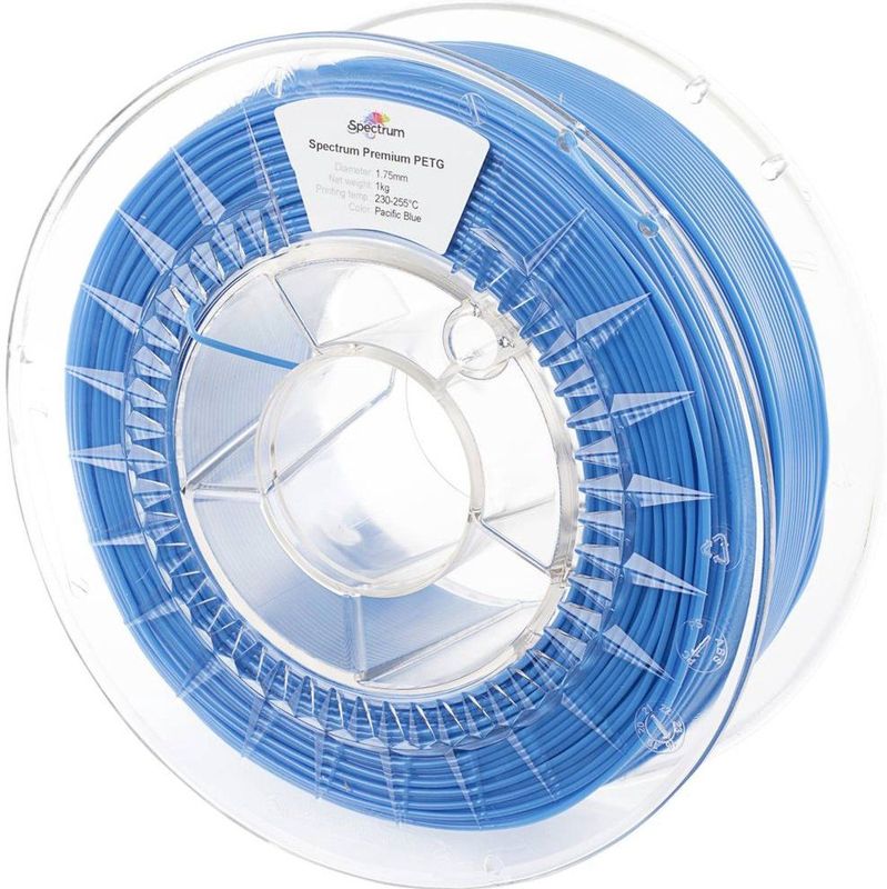 Spectrum Filaments - 80061 - PET-G Premium Filament - Pacific-blauw - 1.75 mm - 1000 g