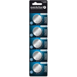 Lithium-Batterie mini everactive cr2430 5 Stk.