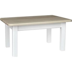 k koma Koffietafel tafel grenen hout wit honing NIEUW fabrikant - onbehandeld (70 x 110 cm)