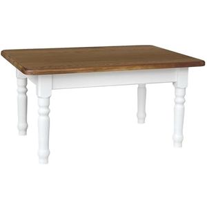 k koma Eettafel, koffietafel, restaurant, grenen tafel, massief wit, fabrikant landelijke stijl, NIEUW - eiken (70 x 80 cm)