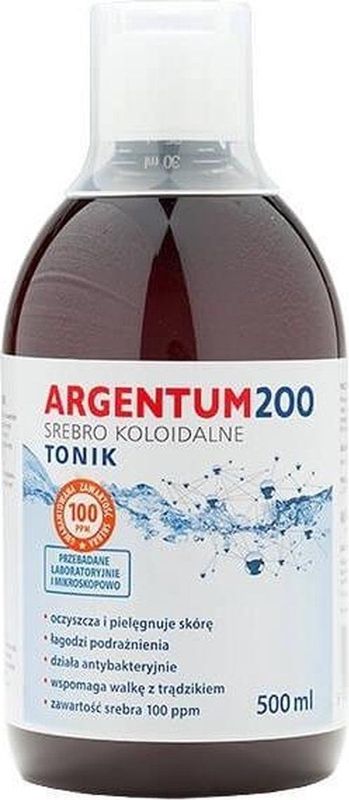 Aura Herbals - Argentum 200 - Colloïdaal Zilver - 500 ml - 100 ppm
