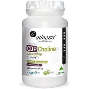 Aliness - CDP Choline - Voedingssupplement - 250 mg - Veganistisch