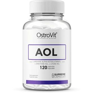 Aminozuren - 20 x AOL 1000mg L-arginine L-ornithine L-lysine - 120 Capsules - OstroVit - Zonder Smaak