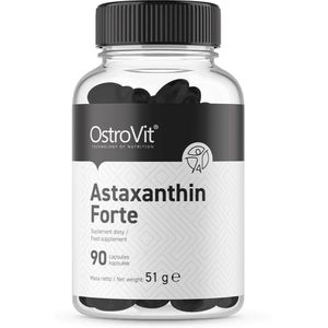 Supplementen - Astaxanthine Forte - 5% Natuurlijke astaxanthin olie - 80 mg - 90 Capsules - OstroVit