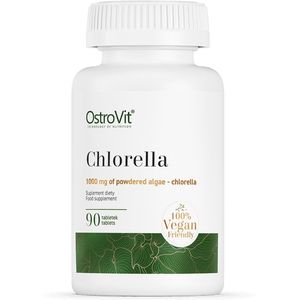Superfoods - Chlorella 500mg - Vegan - 90 Tablets - OstroVit - 90 Tabletten