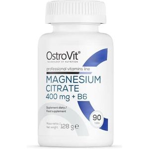 OstroVit Magnesiumcitraat 400 mg + B6 90 tabletten