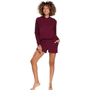 DKaren DKaren Joggingpak voor dames, katoen, kokos, dameskleding, Bordeaux