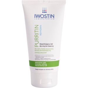 Iwostin Purritin Rehydrin Hydraterende Reinigingsgel  voor Uitgerdroogde en Geirriteerde Huid na Acne Behandeling 150 ml
