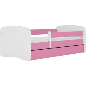 Kocot Kids - Bed babydreams roze zonder patroon met lade zonder matras 180/80 - Kinderbed - Roze