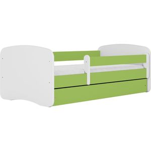 Kocot Kids - Bed babydreams groen zonder patroon met lade zonder matras 160/80 - Kinderbed - Groen