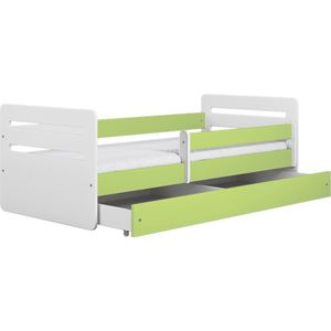 Kocot Kids - Bed Tomi groen met lade zonder matras 180/80 - Kinderbed - Groen