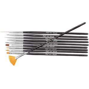 Collection Set van 10 Synthetische Kwastjes - Hoge Kwaliteit