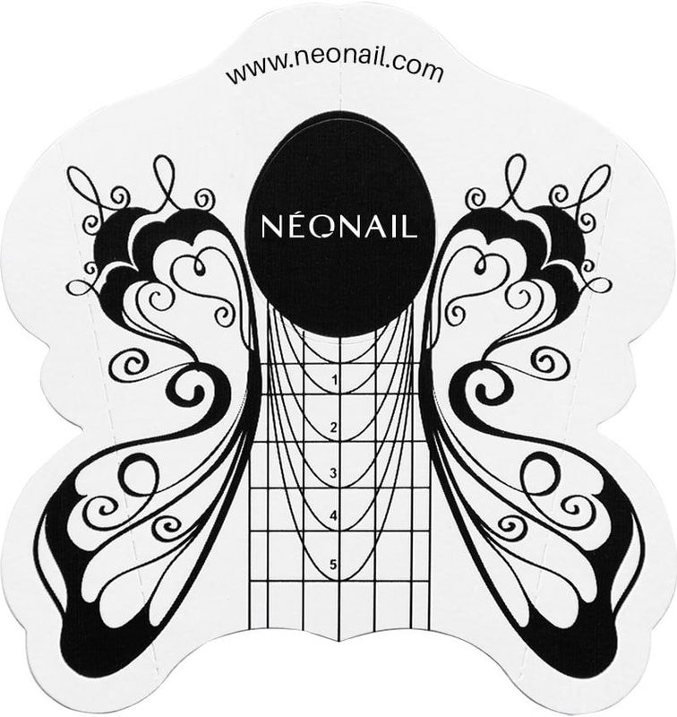 NEONAIL Nail Forms Butterfly sjablonen voor gel- en acrylnagels 100 st