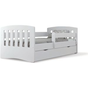 Kocot Kids - Bed classic 1 wit zonder lade zonder matras 180/80 - Kinderbed - Wit