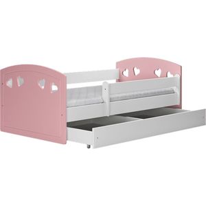 Kocot Kids - Bed Julia lichtroze met lade zonder matras 160/80 - Kinderbed - Roze