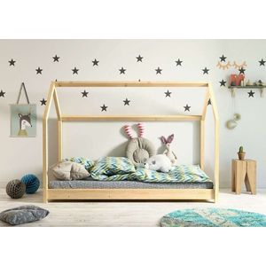 Kocot Kids - Bed bella naturel zonder lade zonder matras 160/80 - Kinderbed - Hout