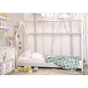 Kocot Kids - Bed bella wit zonder lade zonder matras 180/80 - Kinderbed - Wit