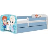 Kocot Kids - Bed babydreams blauw Frozen met lade met matras 140/70 - Kinderbed