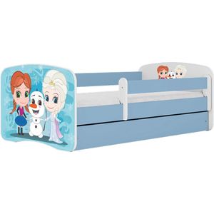 Kocot Kids - Bed babydreams blauw Frozen met lade zonder matras 180/80 - Kinderbed