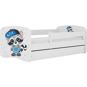 Kocot Kids - Bed babydreams wit wasbeer zonder lade zonder matras 140/70 - Kinderbed - Wit