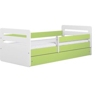 Kocot Kids - Bed Tomi groen zonder lade zonder matras 140/80 - Kinderbed - Groen