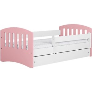 Kocot Kids - Bed classic 1 lichtroze zonder lade zonder matras 140/80 - Kinderbed - Roze