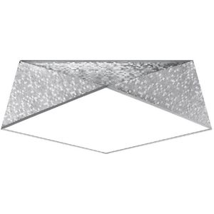 SOLLUX lighting Deckenleuchte »HEXA«, 3 flammig, Leuchtmittel E27  ohne Leuchtmittel, verteiltes Licht nach unten