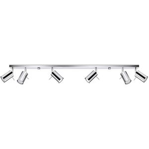 LED Plafondspot chrome RING - 6 x GU10 aansluiting