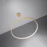 GM Kroonluchter Rio Goud 4000K Ø78cm - Aluminium