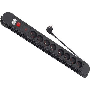 Maclean MCE11 Power Strip 8-outlet wih switch