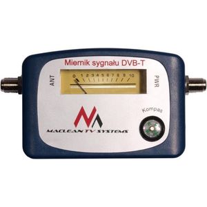Maclean MCTV-627 DVB-T Signal Finder digitale antenne Terrestrisch met kompas blauw