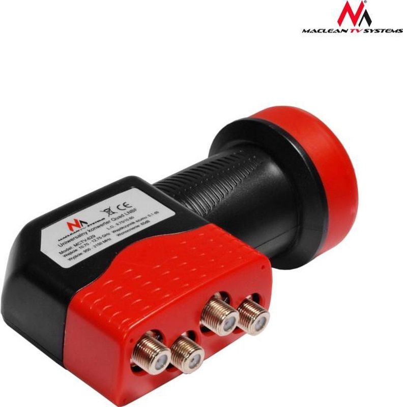 Maclean - Satelliet converter - QUAD 65dB - Satelliet LNB LMB quadquatro 4-weg HD Sky Freesat-kabel Multiroom