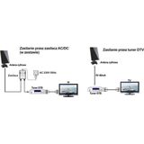 Binnen / Buiten Antenne VHF / UHF DVB-T2 HEVC Maclean MCTV-970