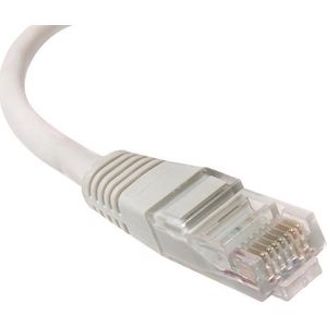 UTP LAN CAT6 netwerkkabel afgesloten met RJ45-pluggen grijs - 5.0m