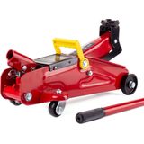 AMiO Hydraulische Garagekrik met Pompstang 2.000kg/2ton Trolley Jack Rood
