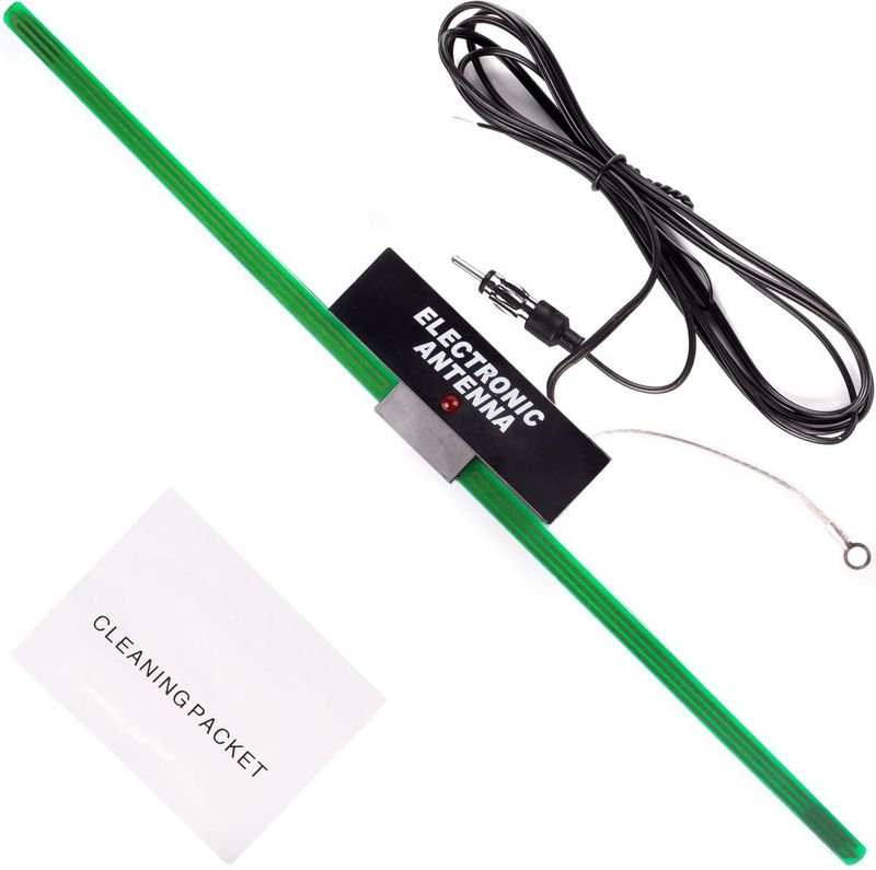 AMiO AM FM-Radio Autoradio Raam Antenne 12V Versterker Elektronische Signaalversterker met Ingebouwde Amplifier