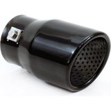 RVS uitlaat sierstuk - MT 017B Zwart