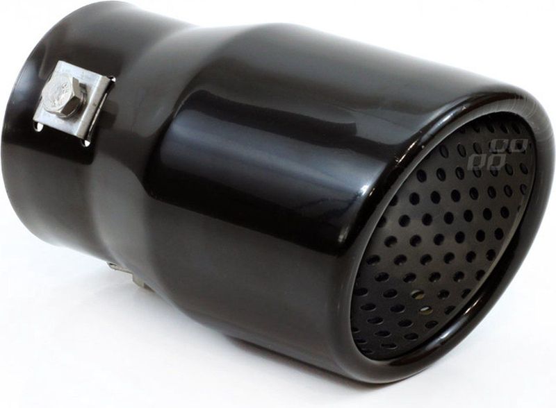 RVS uitlaat sierstuk - MT 017B Zwart