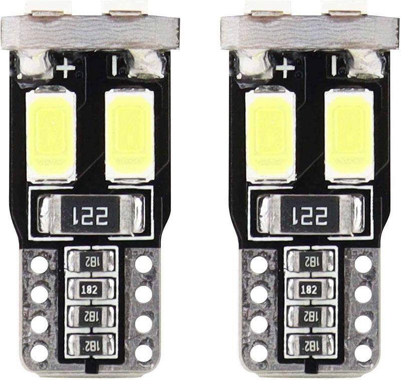 AMiO - LED CANBUS Lamp - Wit - 6SMD2 5730 - T10 (W5W)