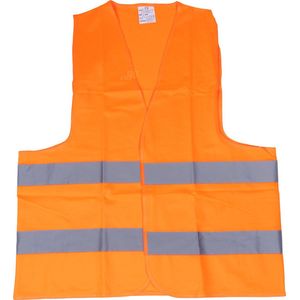 AMiO Veiligheidsvest Oranje SV-01 Reflecterend Hesje met ISO Certificaat (120gr/m)