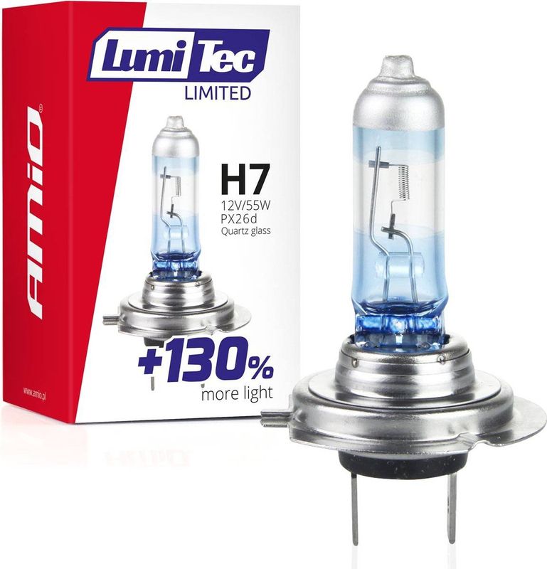 AMiO - LumiTec Silver - Halogeen Dimlicht - Kleurloos - 12V 55W
