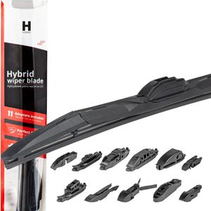AMiO Universele Hybride Ruitenwisserblad 20" (500mm) Multiconnect  - 11 Adapters