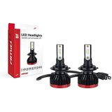 AMiO - Dimlicht LED H7/H18 - Wit - Aluminium - Set met Ventilator