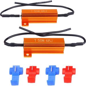 AMiO LED Canbus Relais Weerstand 60Ohm 50W Decoder Foutmelding Verwijderen Anti Error (set)