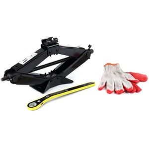 AMiO Schaarkrik met Ratel Handslinger Zwart - 2 Ton met Handschoenen