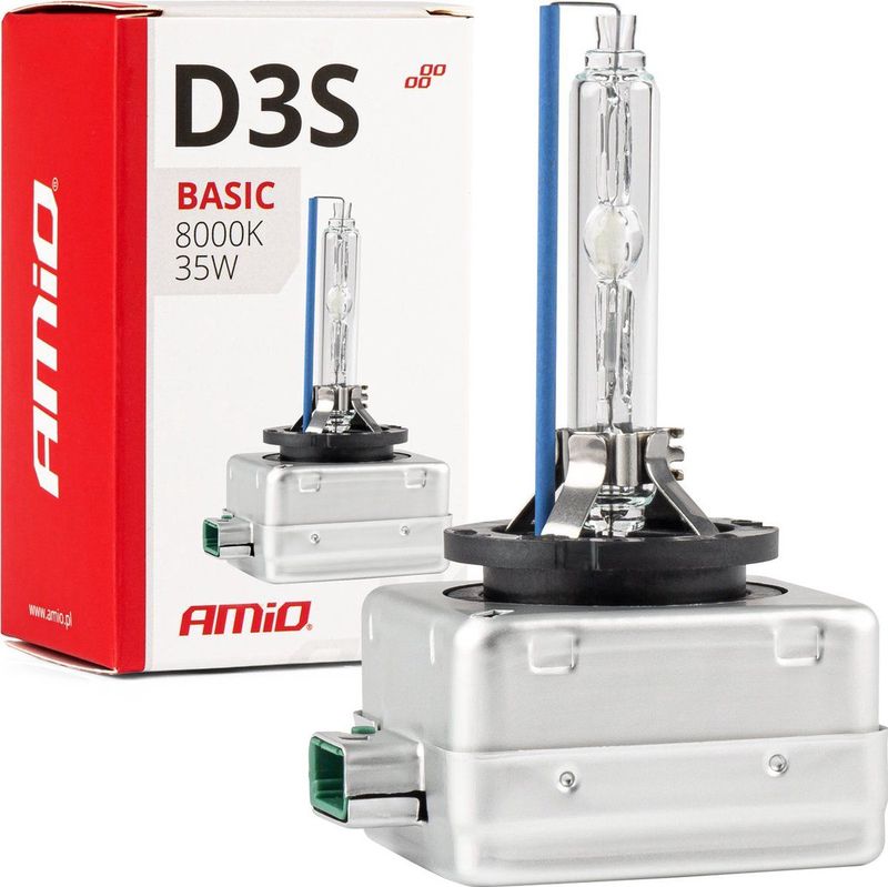 AMiO - Xenon Lamp - Wit IJsblauw - D3S 35W 8000K - Heldere Light Bulb
