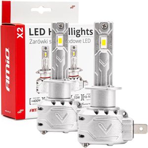 AMiO - Koplampen X2serie - LED - Wit - Energiezuinig